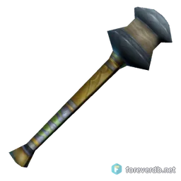 Shadowhide Mace, rendered from the Forever client