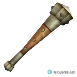 Wicked Spiked Mace, rendered from the Forever client