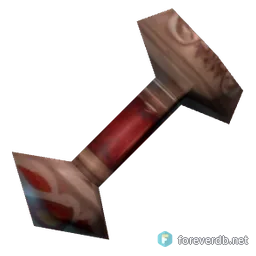 Teebu's Blazing Longsword, rendered from the Forever client