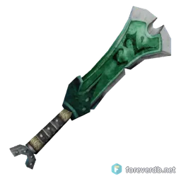 Sword of Hammerfall, rendered from the Forever client