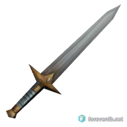 Elegant Shortsword, rendered from the Forever client
