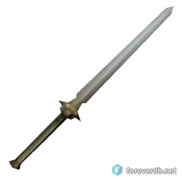 Blunt Claymore, rendered from the Forever client