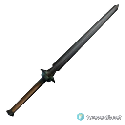 Shadowhide Two-handed Sword, rendered from the Forever client