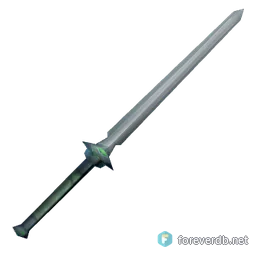 Woodsman Sword, rendered from the Forever client