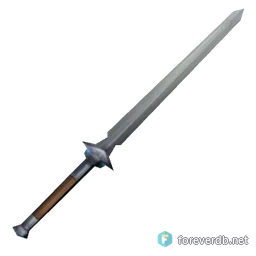 Broad Claymore, rendered from the Forever client