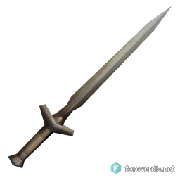 Thun'grim's Sword, rendered from the Forever client