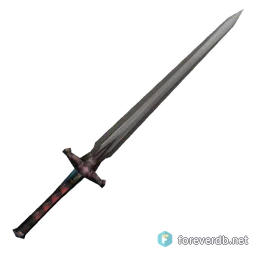 Runic Darkblade, rendered from the Forever client