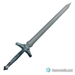 Whetted Claymore, rendered from the Forever client