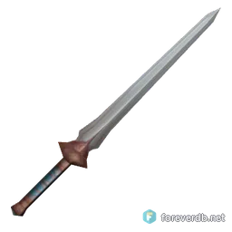 Heavy Copper Broadsword, rendered from the Forever client