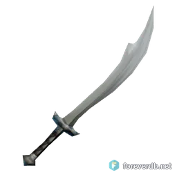 Light Scimitar, rendered from the Forever client