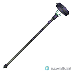 Elemental Mage Staff, rendered from the Forever client