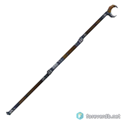 Wind Spirit Staff, rendered from the Forever client