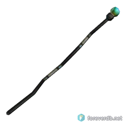 Emerald Watcher's Dreamstaff, rendered from the Forever client