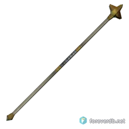 Staff of the Friar, rendered from the Forever client