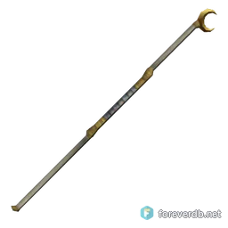 Staff of the Blessed Seer, rendered from the Forever client