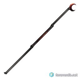 Bloodscalp Channeling Staff, rendered from the Forever client