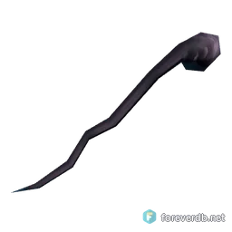 Hardened Root Staff, rendered from the Forever client