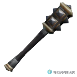 Barbed Club, rendered from the Forever client