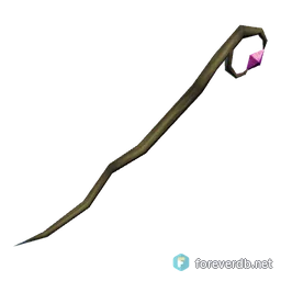Staff of Horrors, rendered from the Forever client
