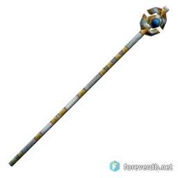 Staff of the Purifier, rendered from the Forever client