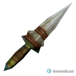 Jagged Dagger, rendered from the Forever client