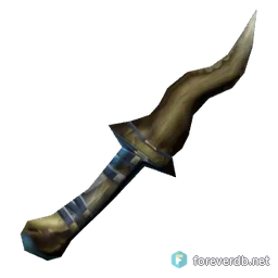 Razormane Backstabber, rendered from the Forever client