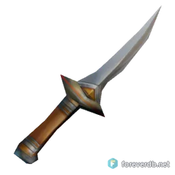 Thun'grim's Dagger, rendered from the Forever client
