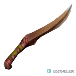 Serrated Knife, rendered from the Forever client