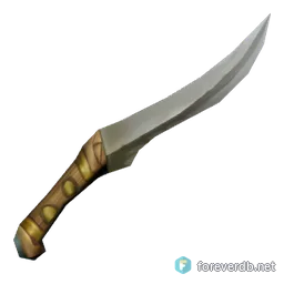 War Knife, rendered from the Forever client