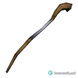 Short Staff, rendered from the Forever client
