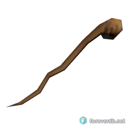 Withered Staff, rendered from the Forever client