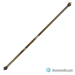 Long Bo Staff, rendered from the Forever client