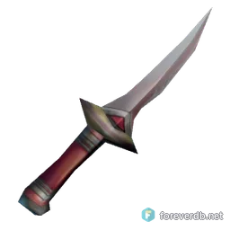 Heirloom Dagger, rendered from the Forever client
