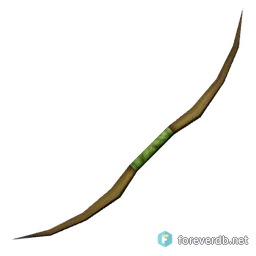Short Ash Bow, rendered from the Forever client