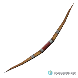 Orcish Battle Bow, rendered from the Forever client