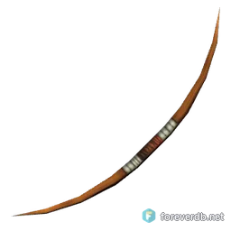 Thistlewood Bow, rendered from the Forever client