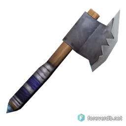 Sharp Throwing Axe, rendered from the Forever client
