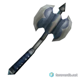 Deadly Throwing Axe, rendered from the Forever client