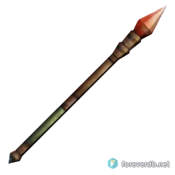 Smoldering Wand, rendered from the Forever client