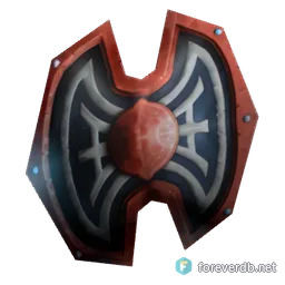 Bloodlust Buckler, rendered from the Forever client