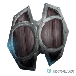 Pillager's Shield, rendered from the Forever client