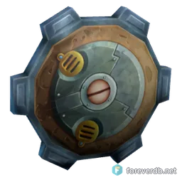 Engineer's Shield 2, rendered from the Forever client