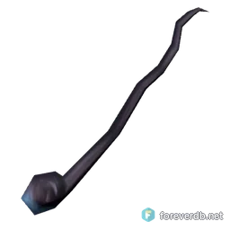 Twisted Nether Wand, rendered from the Forever client