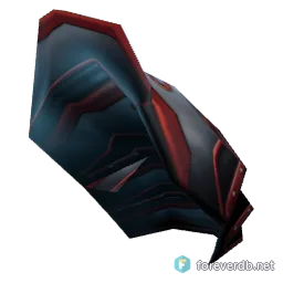 Dark Iron Shoulders, rendered from the Forever client