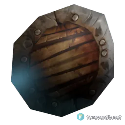 Grizzly Buckler, rendered from the Forever client