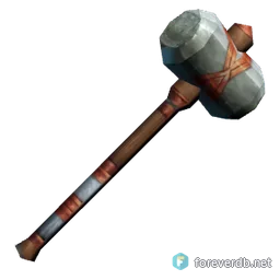 War Maul, rendered from the Forever client