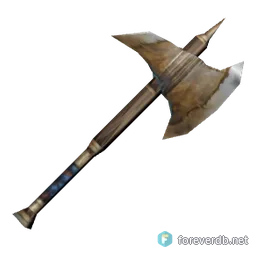 Heavy Ogre War Axe, rendered from the Forever client