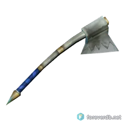 Zhovur Axe, rendered from the Forever client