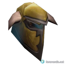 Crusader's Helm, rendered from the Forever client