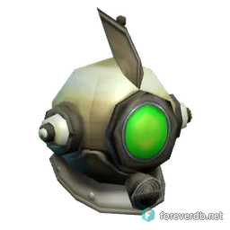 Goblin Rocket Helmet, rendered from the Forever client